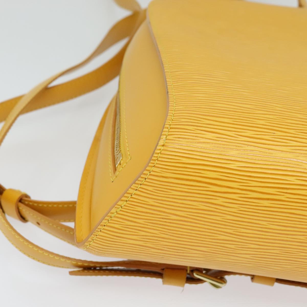 LOUIS VUITTON Epi Mabillon Backpack Yellow M52239 LV Auth ep7969