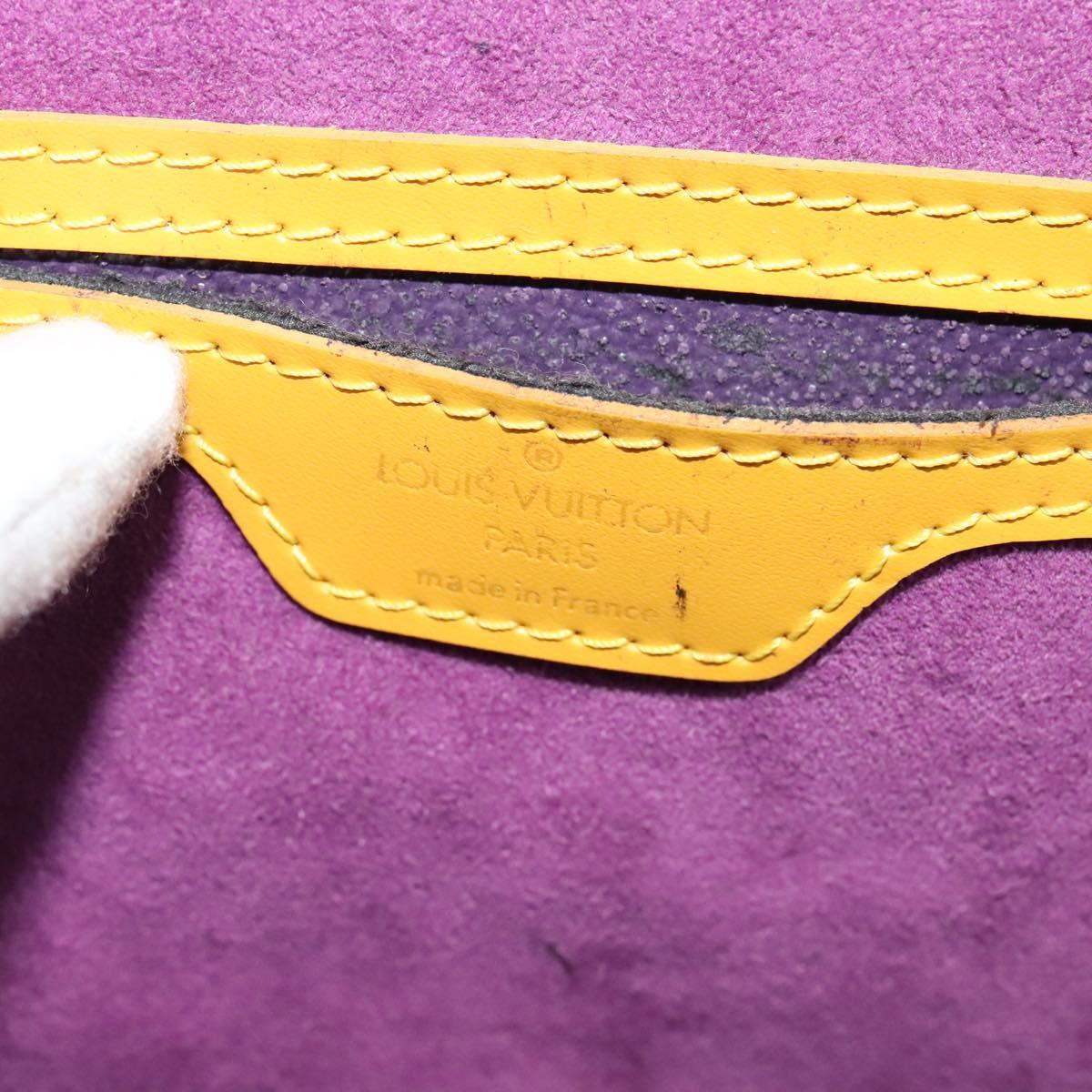 LOUIS VUITTON Epi Mabillon Backpack Yellow M52239 LV Auth ep7969