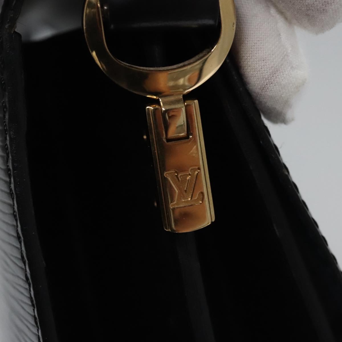 LOUIS VUITTON Epi Bicolor Free Run Shoulder Bag Black Blue M52415 LV Auth ep7970