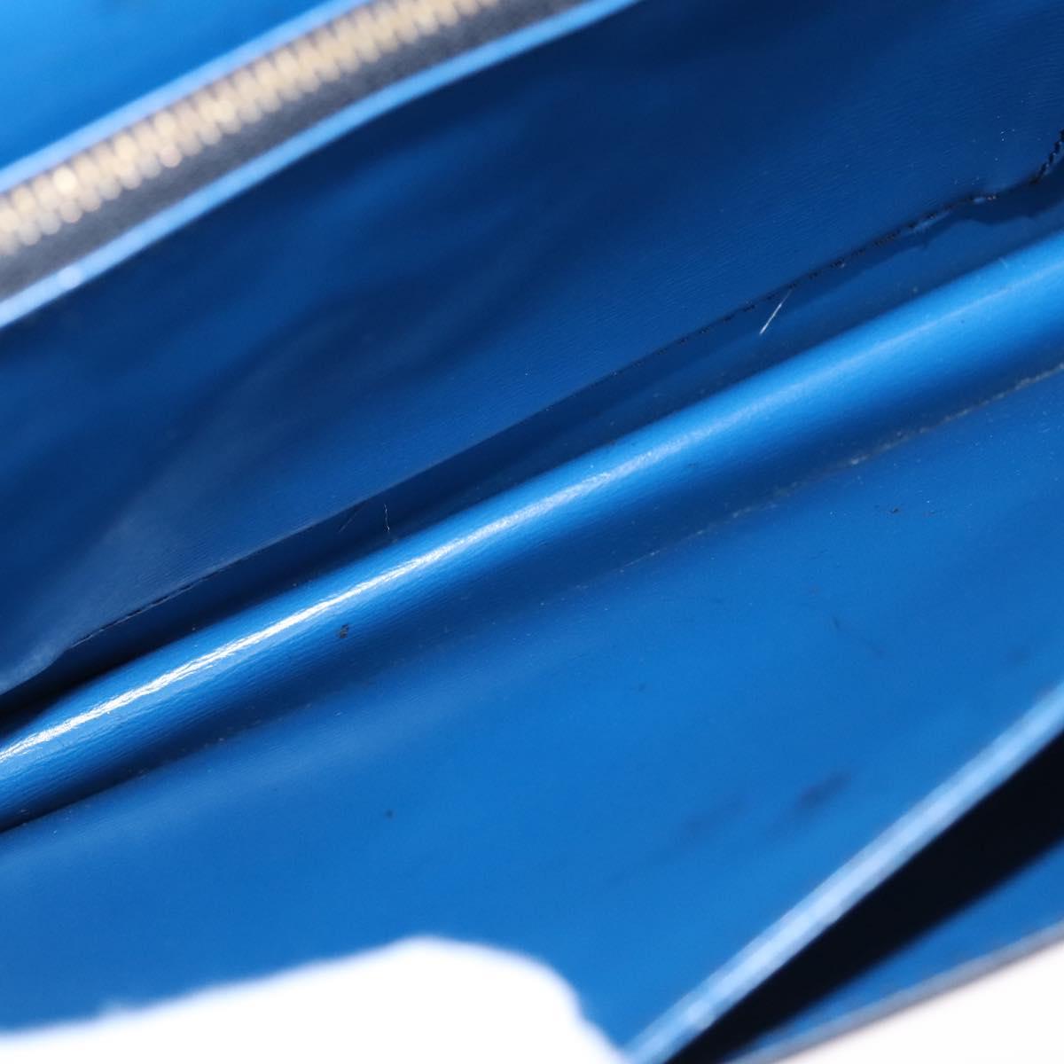 LOUIS VUITTON Epi Bicolor Free Run Shoulder Bag Black Blue M52415 LV Auth ep7970