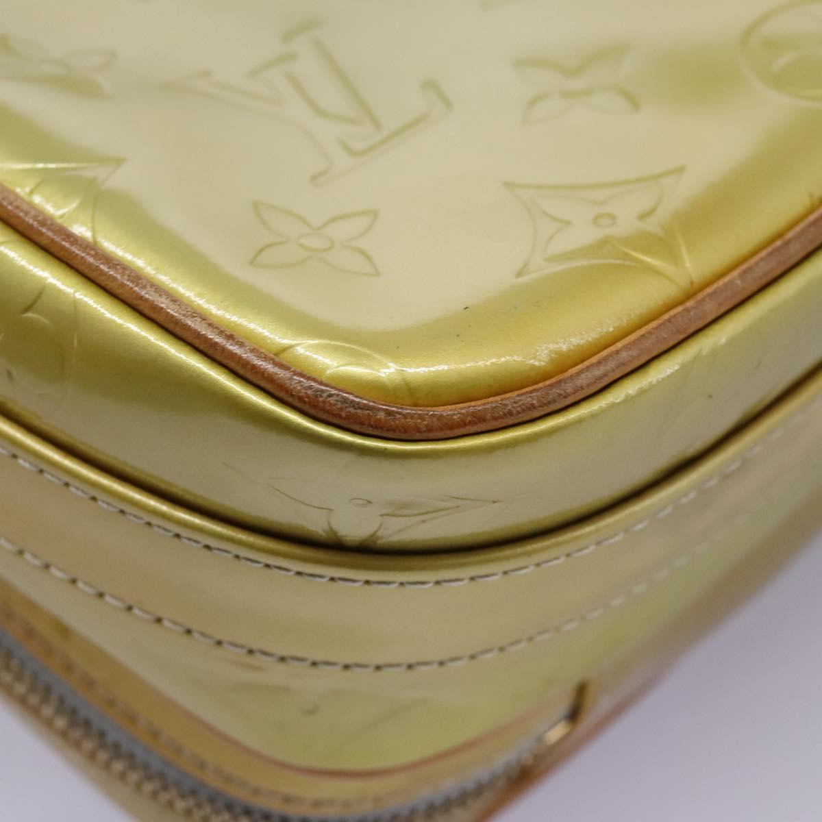 LOUIS VUITTON Monogram Vernis Wooster Shoulder Bag Gris M91036 LV Auth ep7979