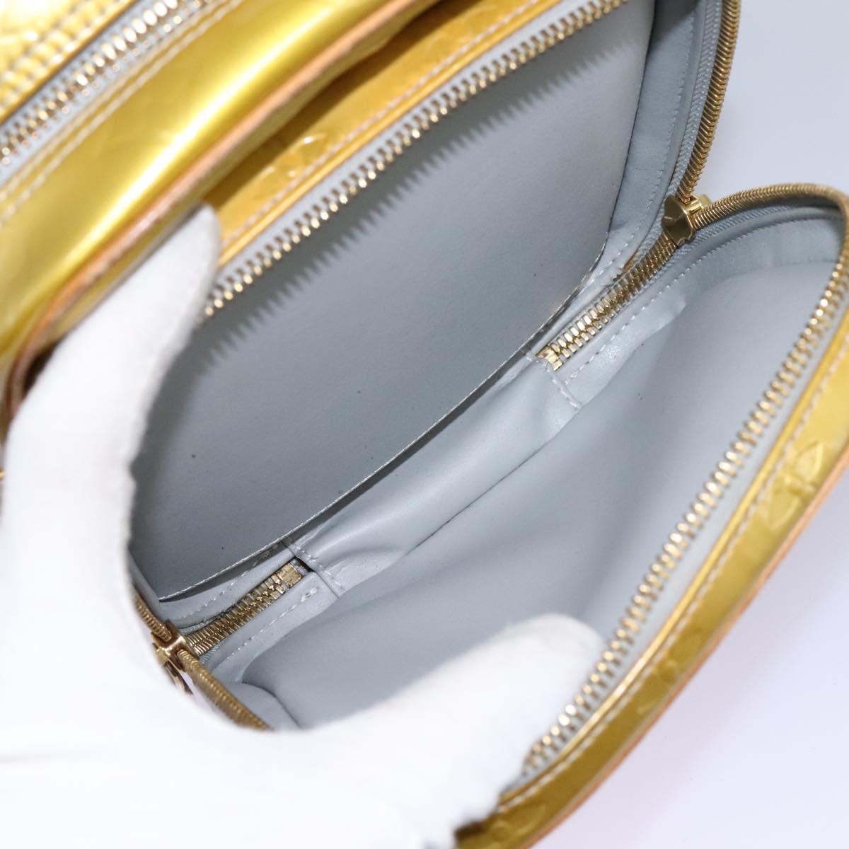 LOUIS VUITTON Monogram Vernis Wooster Shoulder Bag Gris M91036 LV Auth ep7979
