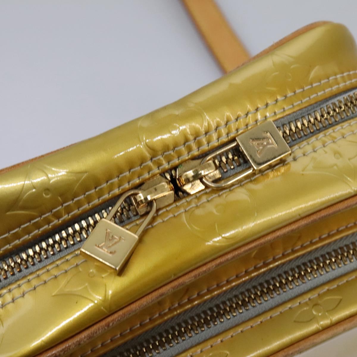 LOUIS VUITTON Monogram Vernis Wooster Shoulder Bag Gris M91036 LV Auth ep7979