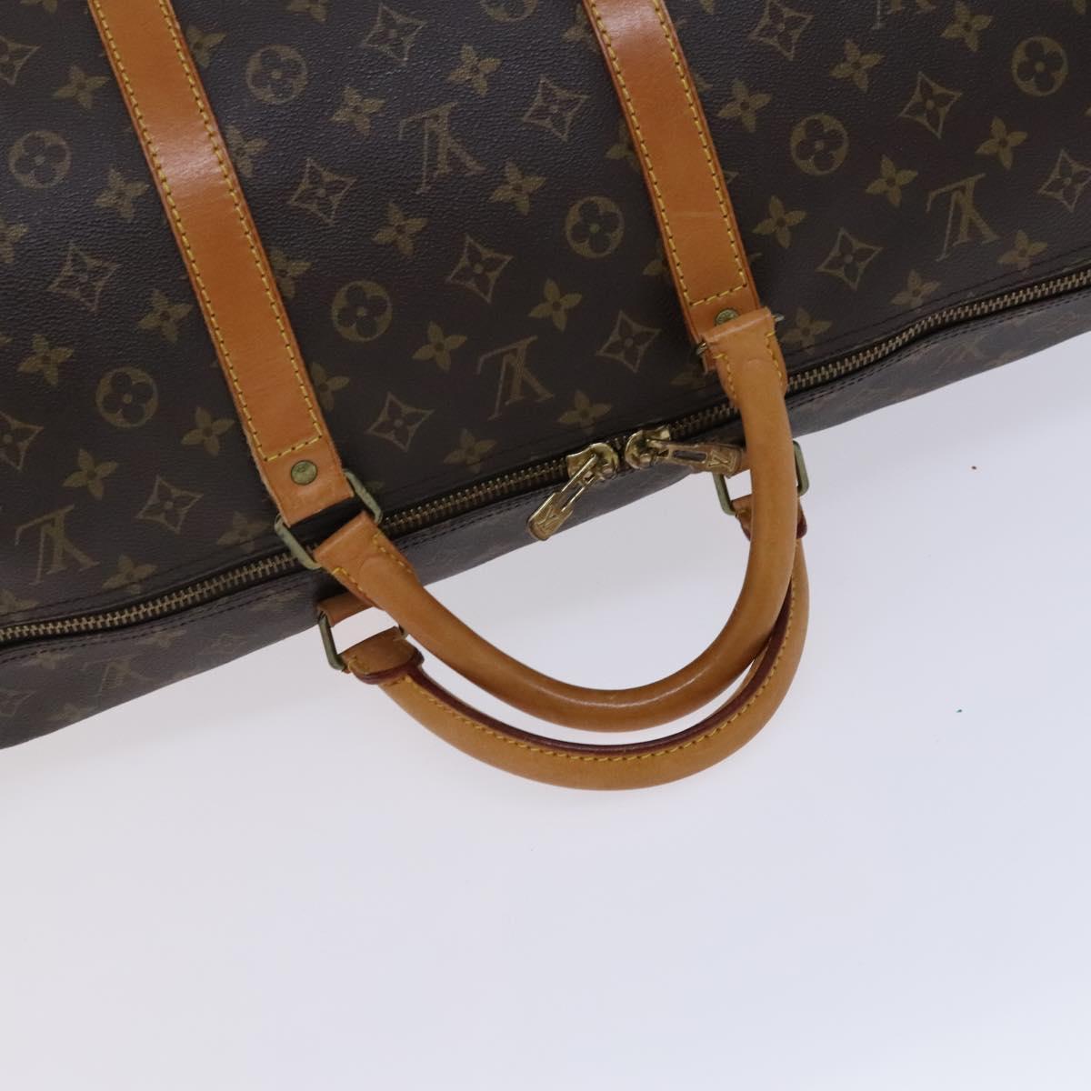 LOUIS VUITTON Monogram Keepall 60 Boston Bag M41422 LV Auth ep7997