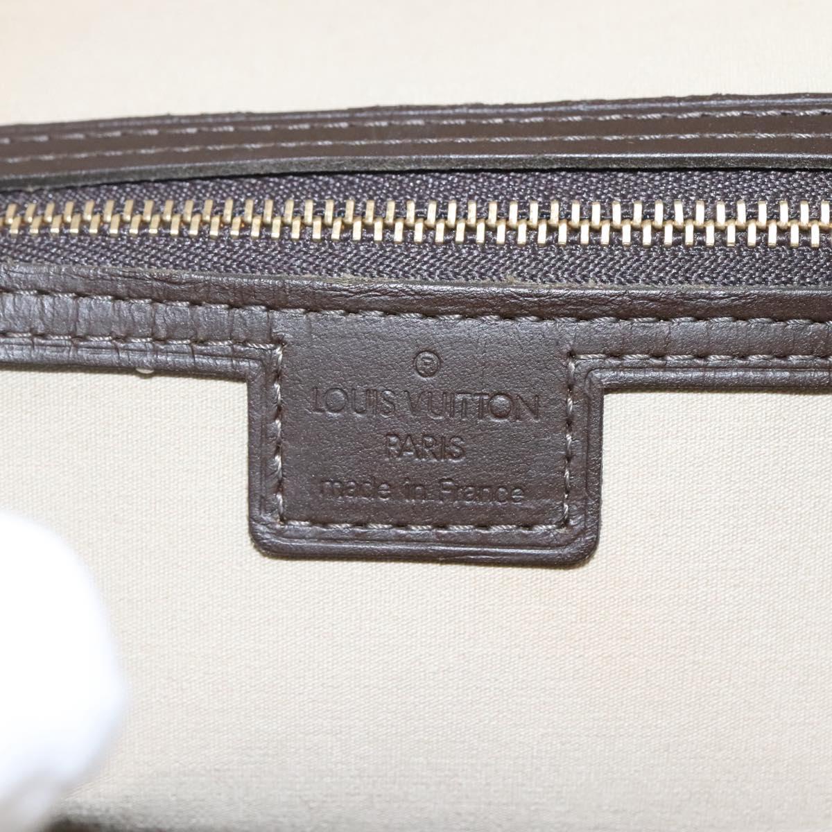 LOUIS VUITTON Monogram Mini Alma Haut Hand Bag Khaki M92203 LV Auth ep8029