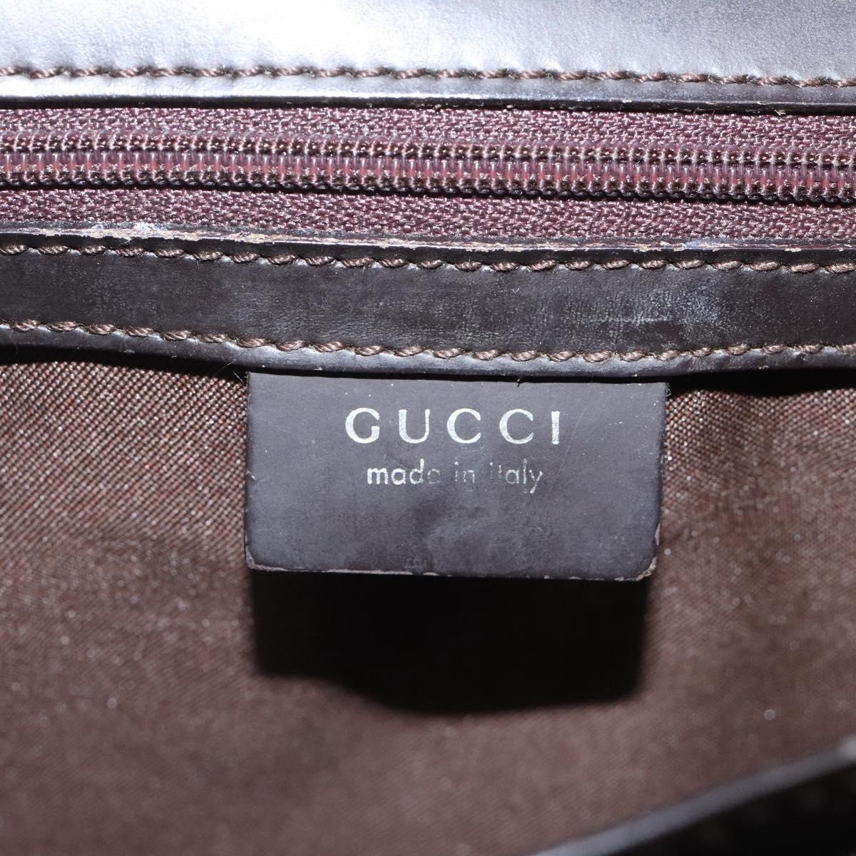 GUCCI GG Canvas Clutch Bag Brown Auth ep8047