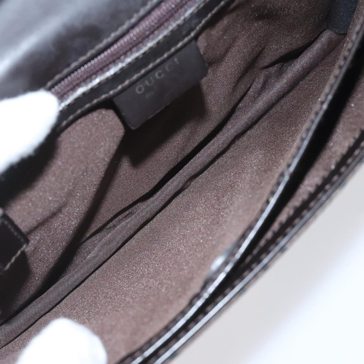 GUCCI GG Canvas Clutch Bag Brown Auth ep8047