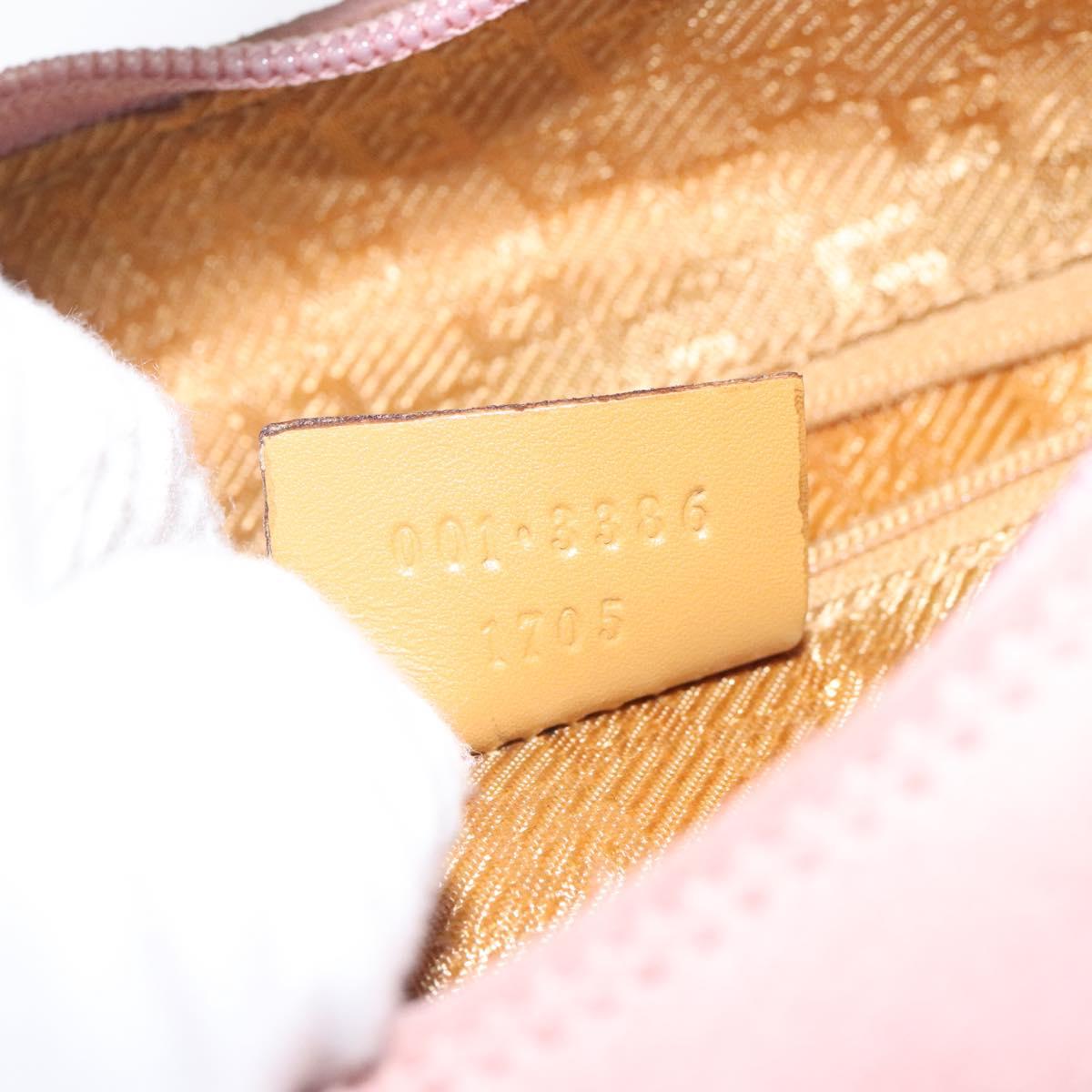 GUCCI Hand Bag Suede Pink 001 3386 1705 Auth ep8062