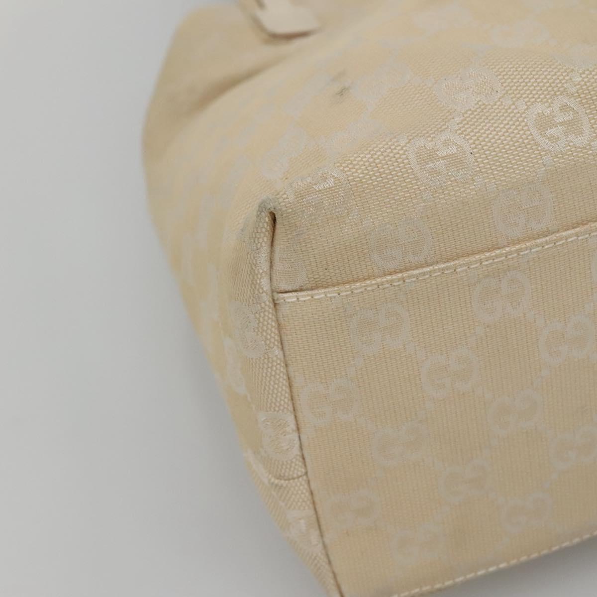 GUCCI GG Canvas Shoulder Bag Beige 002 1076 3754 Auth ep8068