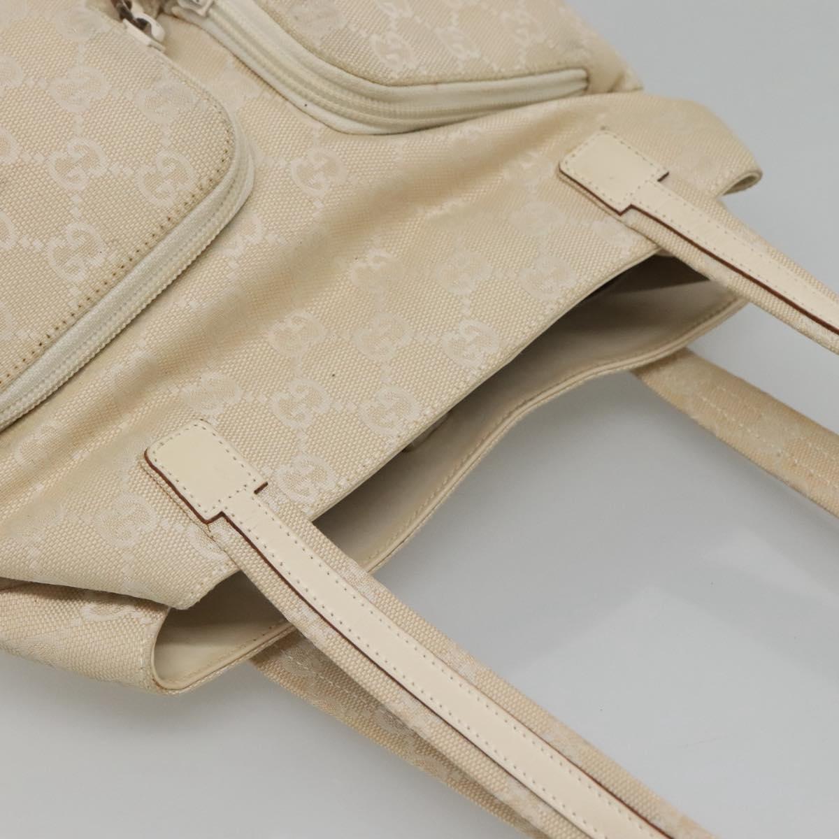 GUCCI GG Canvas Shoulder Bag Beige 002 1076 3754 Auth ep8068