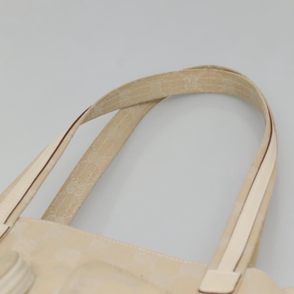 GUCCI GG Canvas Shoulder Bag Beige 002 1076 3754 Auth ep8068