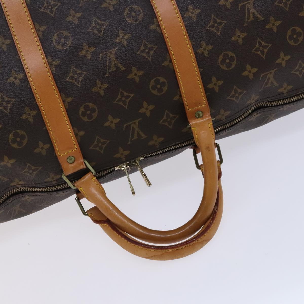 LOUIS VUITTON Monogram Keepall 60 Boston Bag M41422 LV Auth ep8074