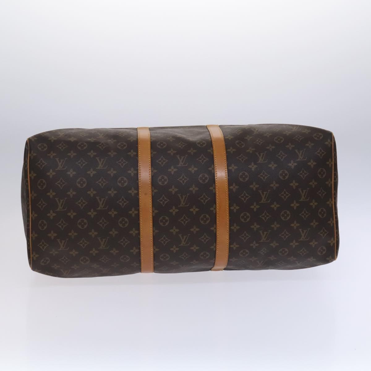 LOUIS VUITTON Monogram Keepall 60 Boston Bag M41422 LV Auth ep8074