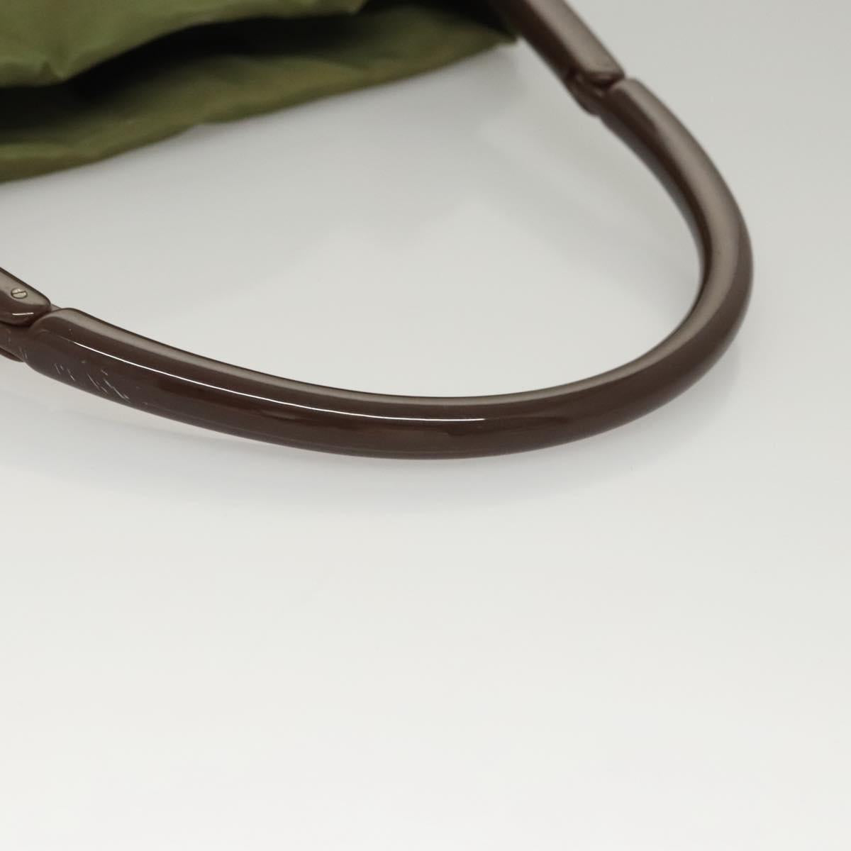 PRADA Shoulder Bag Nylon Khaki Auth ep8092