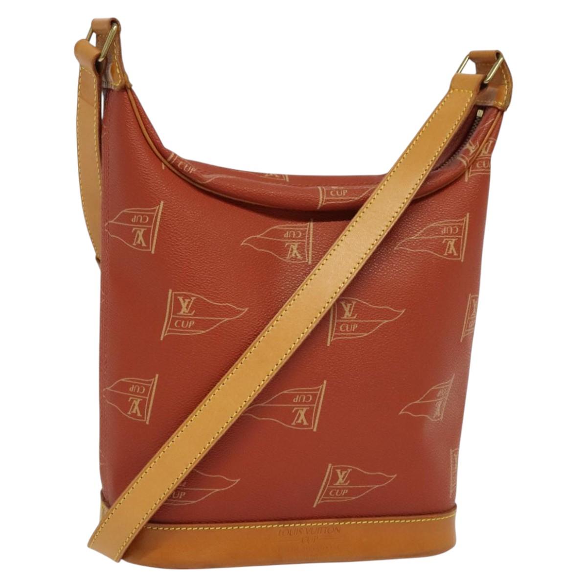LOUIS VUITTON LOUIS VUITTON Cup Le Touquet Shoulder Bag Red M80027 Auth ep8130