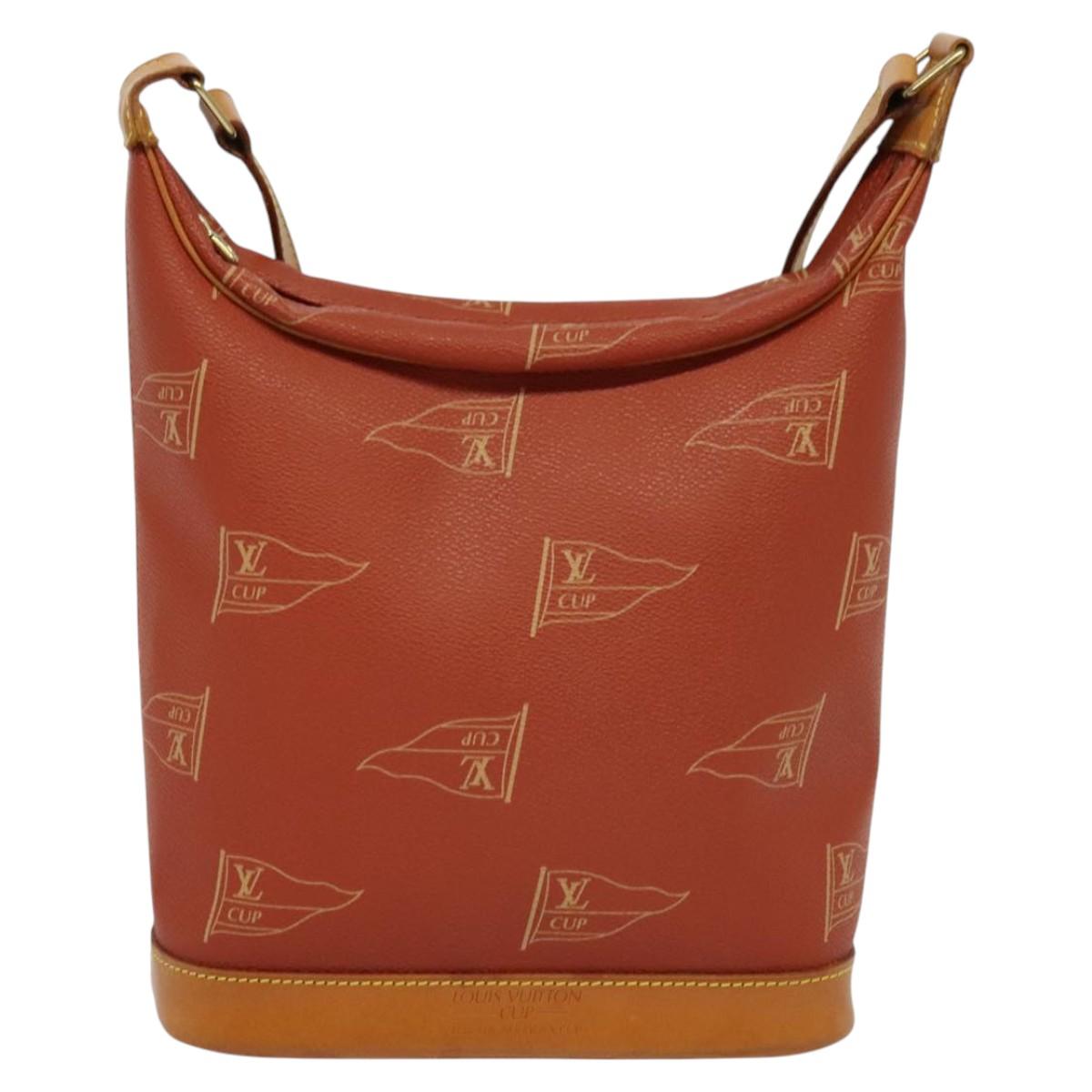 LOUIS VUITTON LOUIS VUITTON Cup Le Touquet Shoulder Bag Red M80027 Auth ep8130