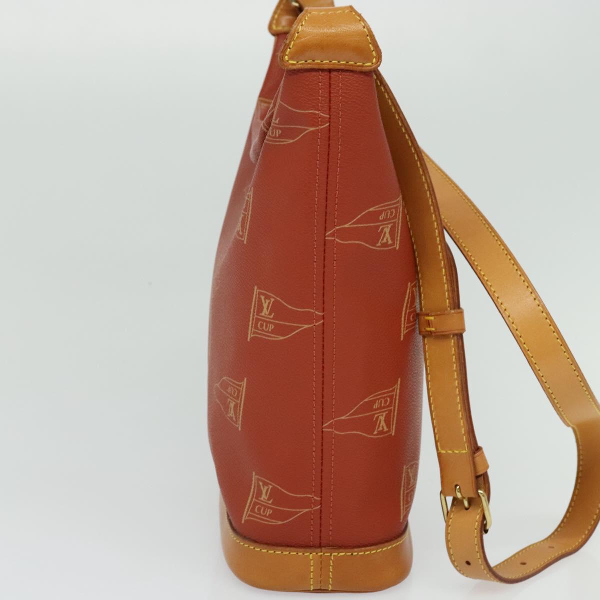 LOUIS VUITTON LOUIS VUITTON Cup Le Touquet Shoulder Bag Red M80027 Auth ep8130