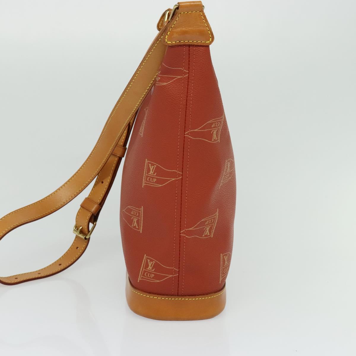 LOUIS VUITTON LOUIS VUITTON Cup Le Touquet Shoulder Bag Red M80027 Auth ep8130