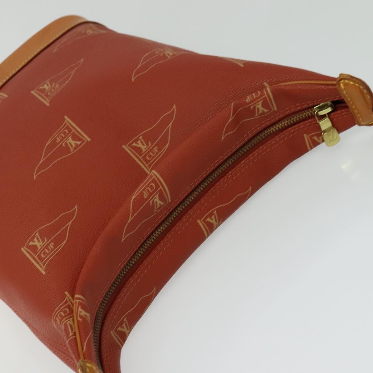 LOUIS VUITTON LOUIS VUITTON Cup Le Touquet Shoulder Bag Red M80027 Auth ep8130