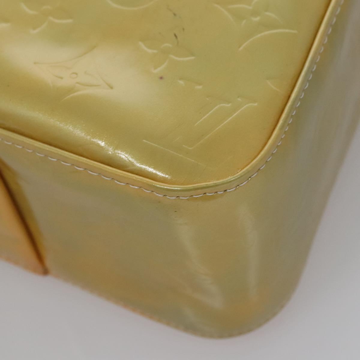 LOUIS VUITTON Monogram Vernis Columbus Tote Bag Gris M91028 LV Auth ep8144