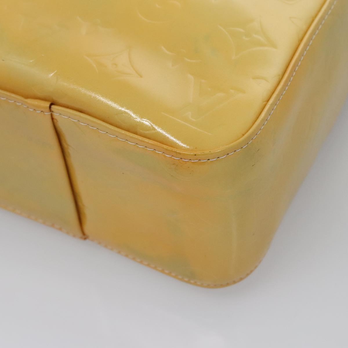 LOUIS VUITTON Monogram Vernis Columbus Tote Bag Gris M91028 LV Auth ep8144