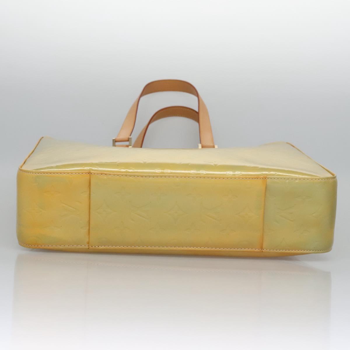 LOUIS VUITTON Monogram Vernis Columbus Tote Bag Gris M91028 LV Auth ep8144