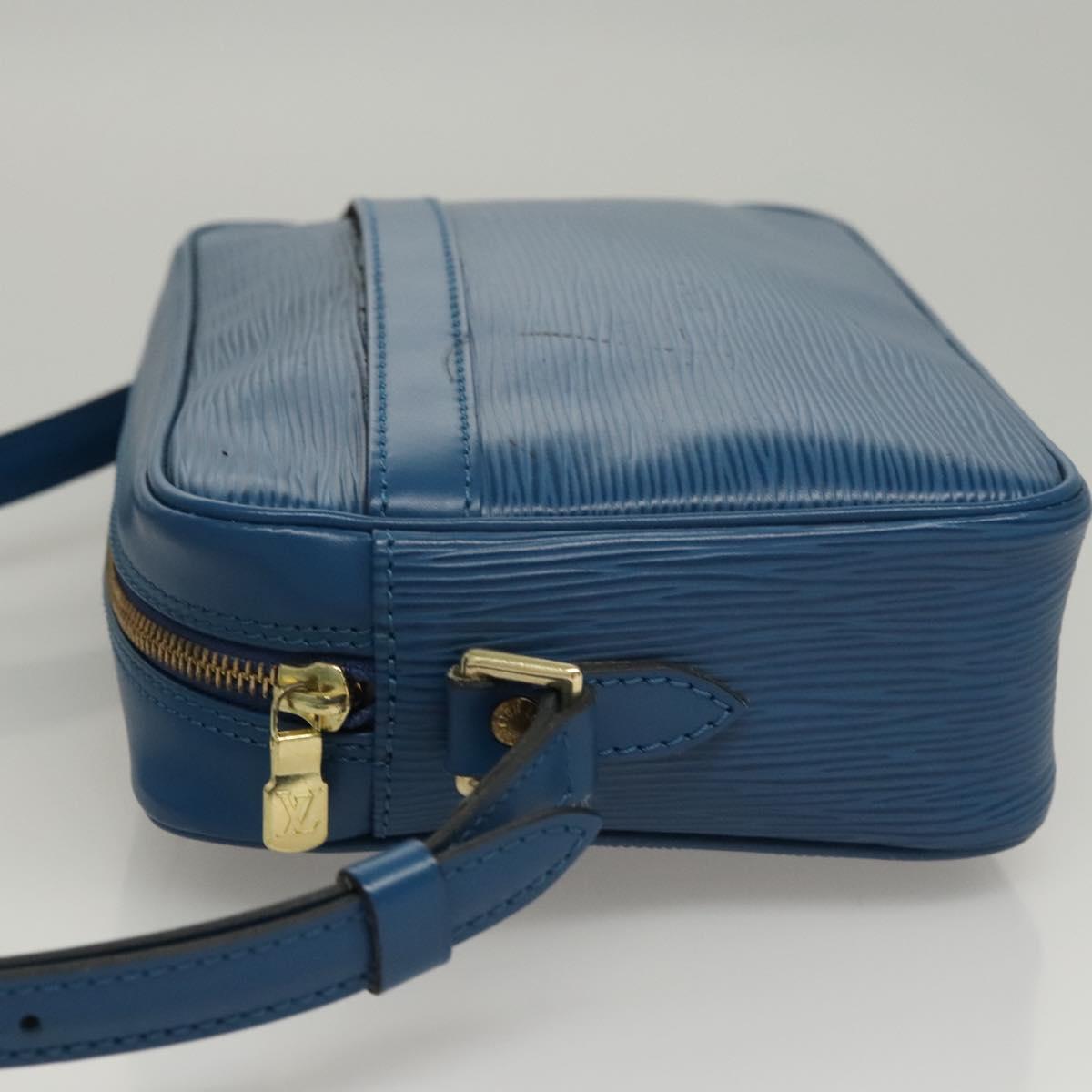LOUIS VUITTON Epi Trocadero 23 Shoulder Bag Blue M52305 LV Auth ep8165