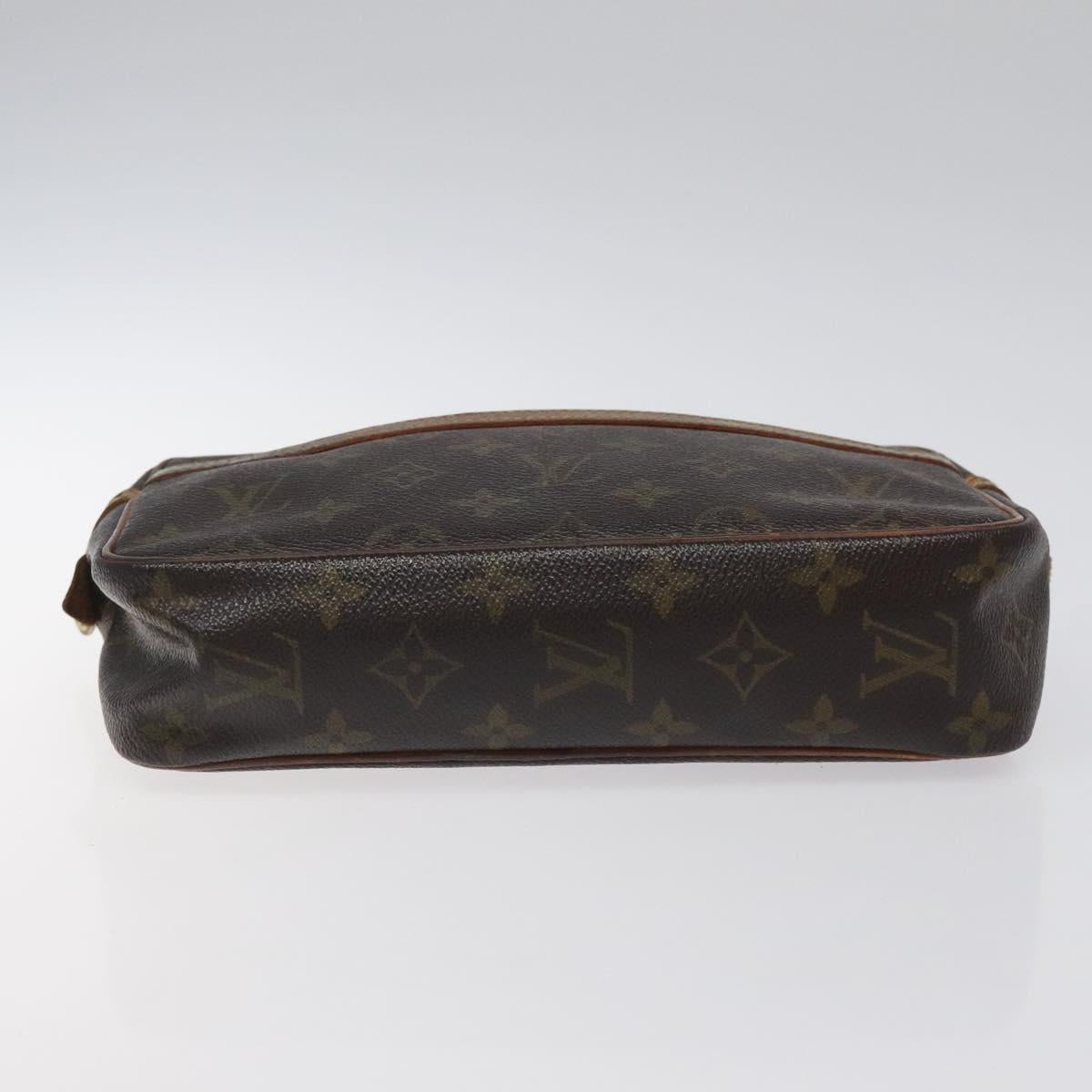 LOUIS VUITTON Monogram Compiegne 23 Clutch Bag M51847 LV Auth ep8179