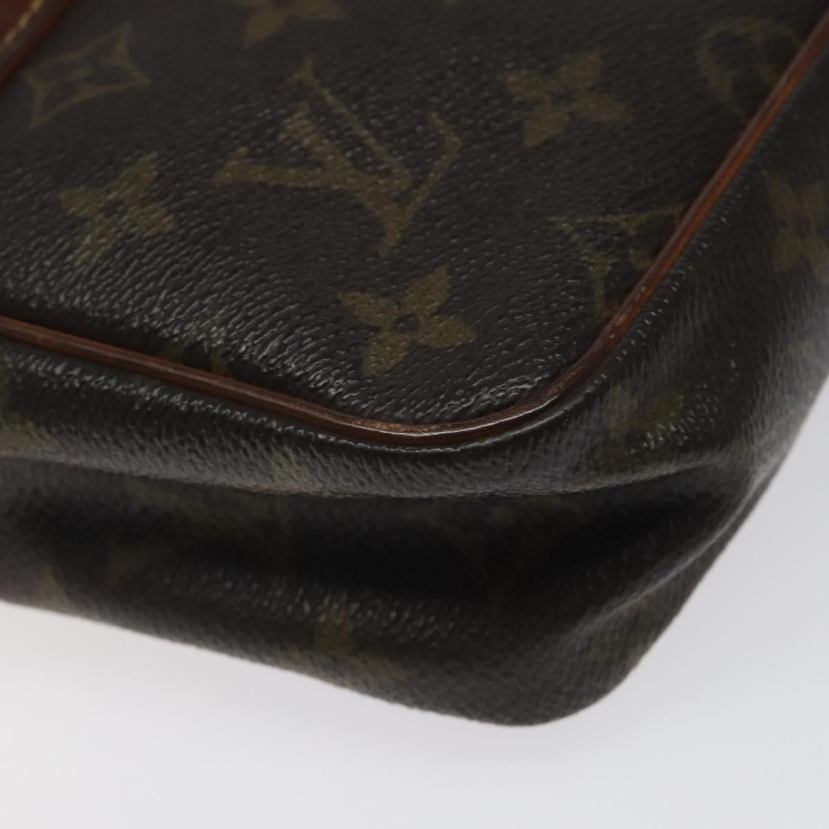 LOUIS VUITTON Monogram Compiegne 23 Clutch Bag M51847 LV Auth ep8179