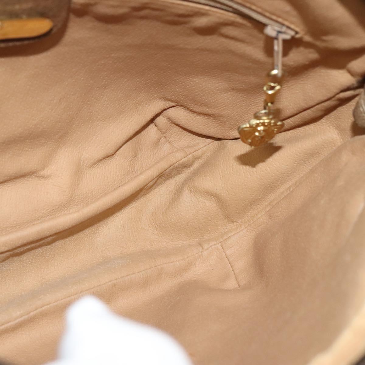 GUCCI GG Supreme Shoulder Bag PVC Beige 001 104 0558 Auth ep8184
