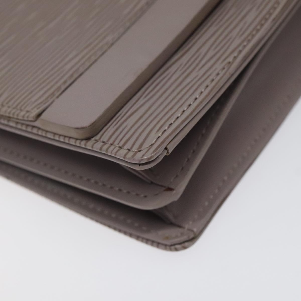 LOUIS VUITTON Epi Biarritz Shoulder Bag Gray pepper M5293C LV Auth ep8212