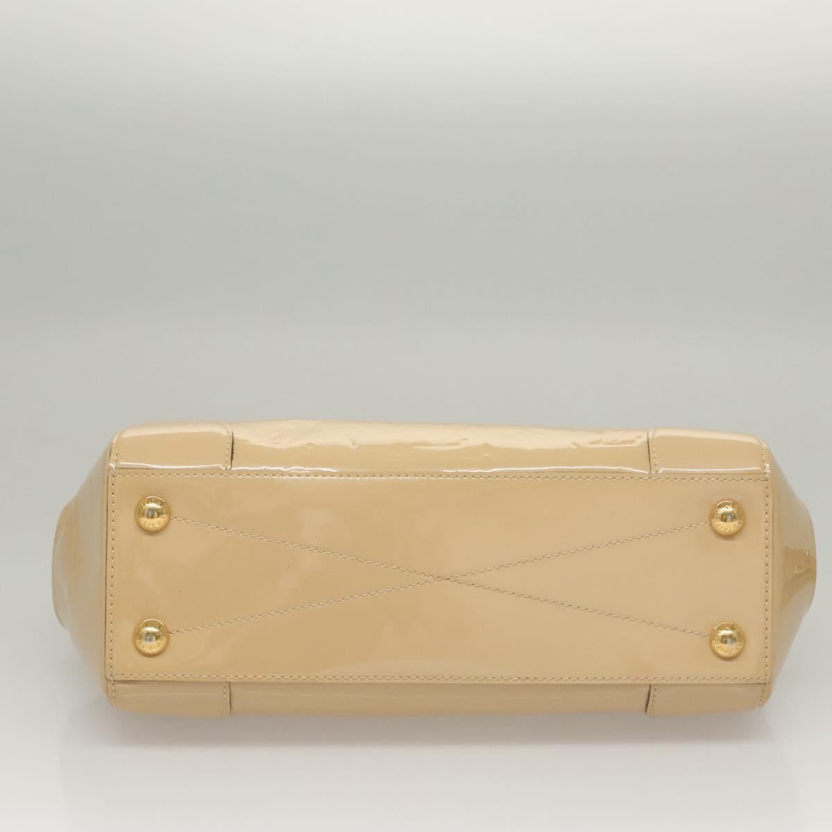 LOUIS VUITTON Monogram Vernis Santa Monica Hand Bag Dunne M50421 LV Auth ep8238