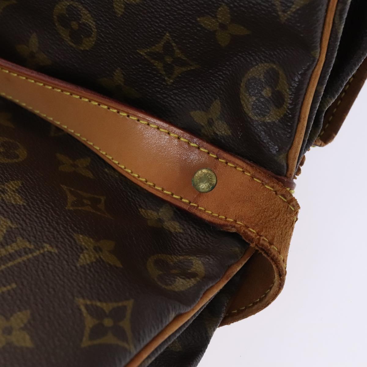 LOUIS VUITTON Monogram Saumur 35 Shoulder Bag M42254 LV Auth ep8253