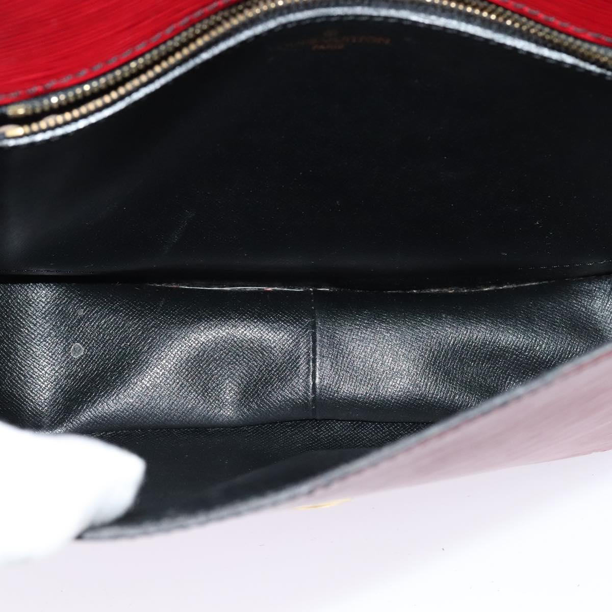 LOUIS VUITTON Epi Saint Cloud GM Shoulder Bag Red M52197 LV Auth ep8256