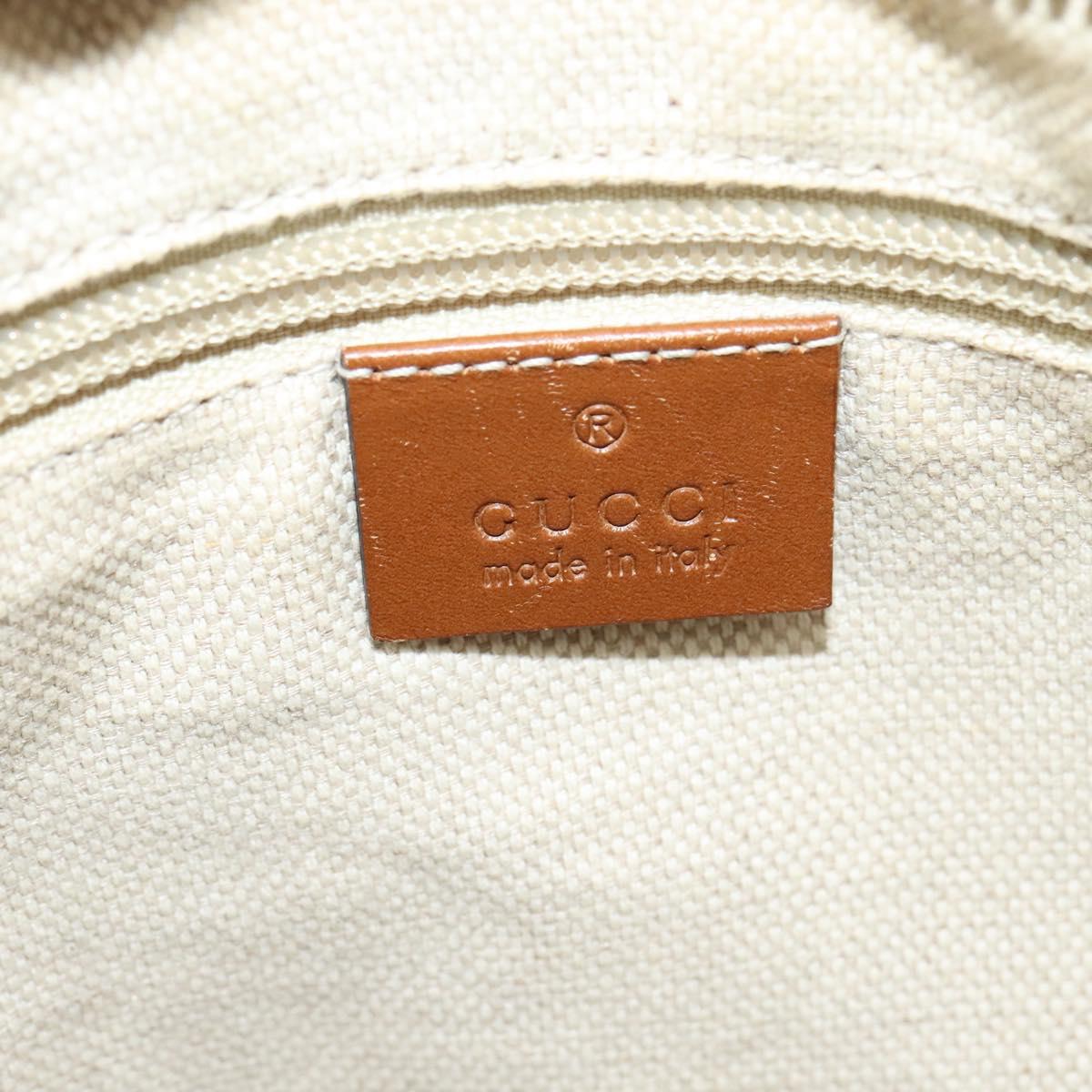 GUCCI GG Canvas Web Sherry Line Shoulder Bag Beige Red Green 337598 Auth ep8262