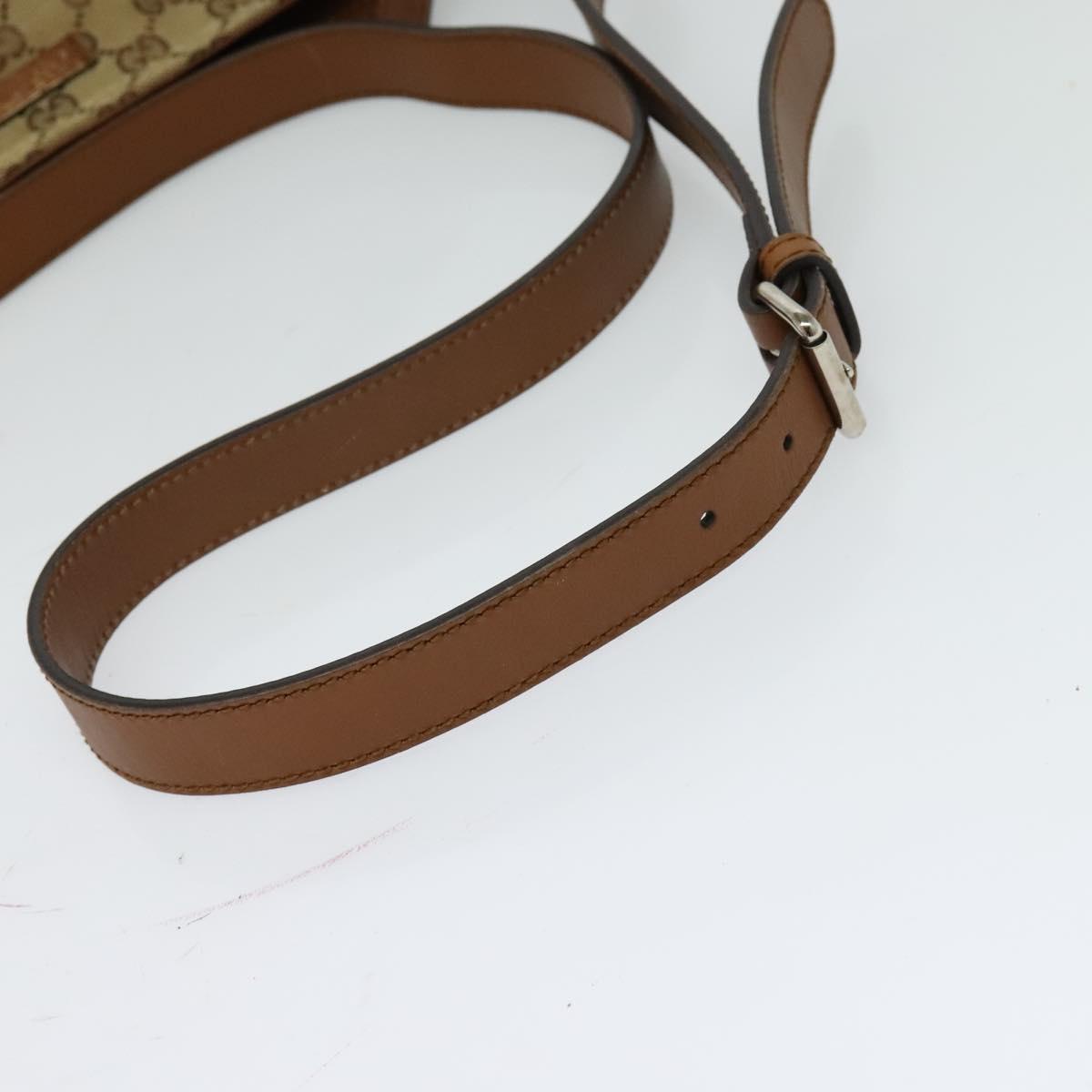 GUCCI GG Canvas Web Sherry Line Shoulder Bag Beige Red Green 337598 Auth ep8262