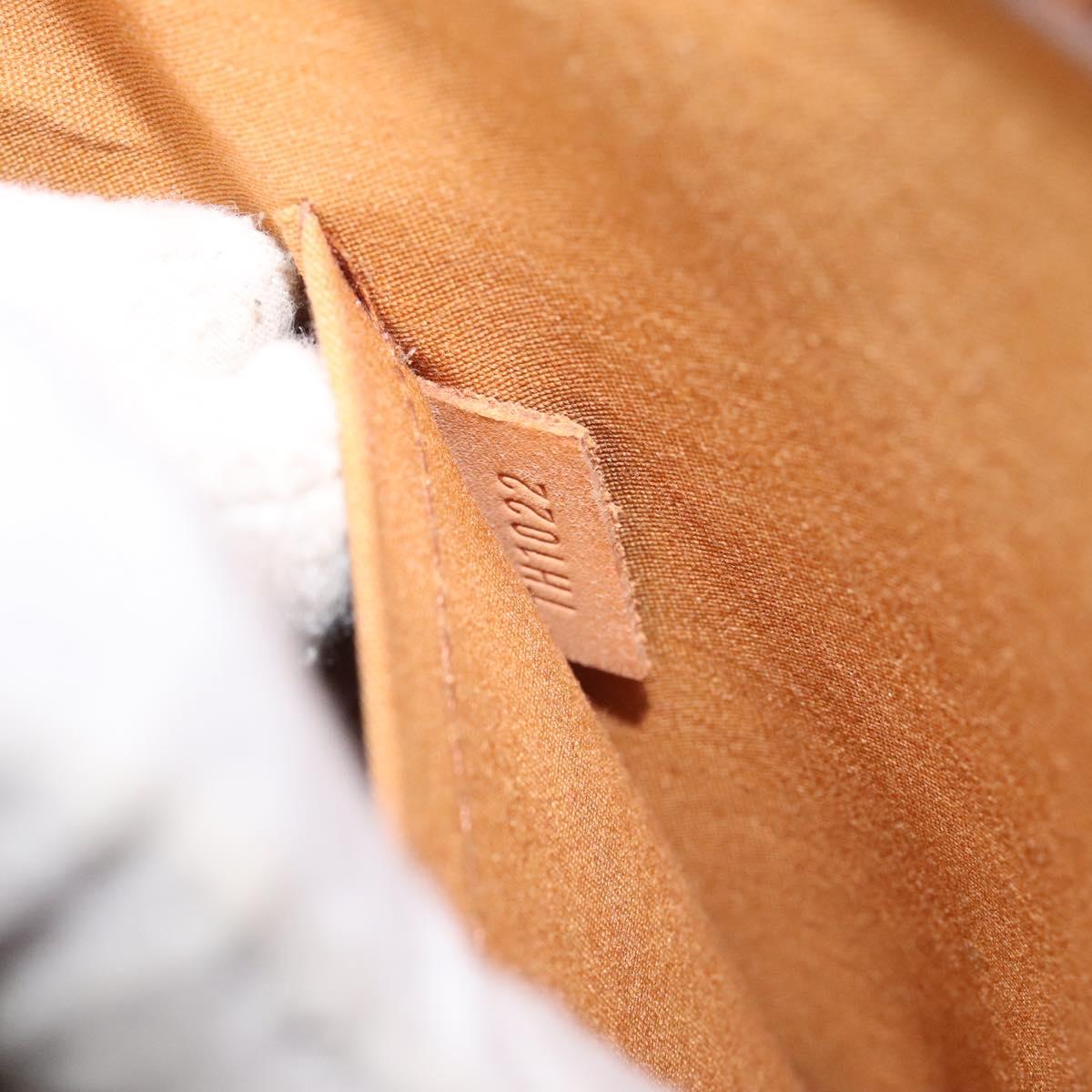 LOUIS VUITTON Monogram Vernis Reade MM Hand Bag Bronze M91143 LV Auth ep8272