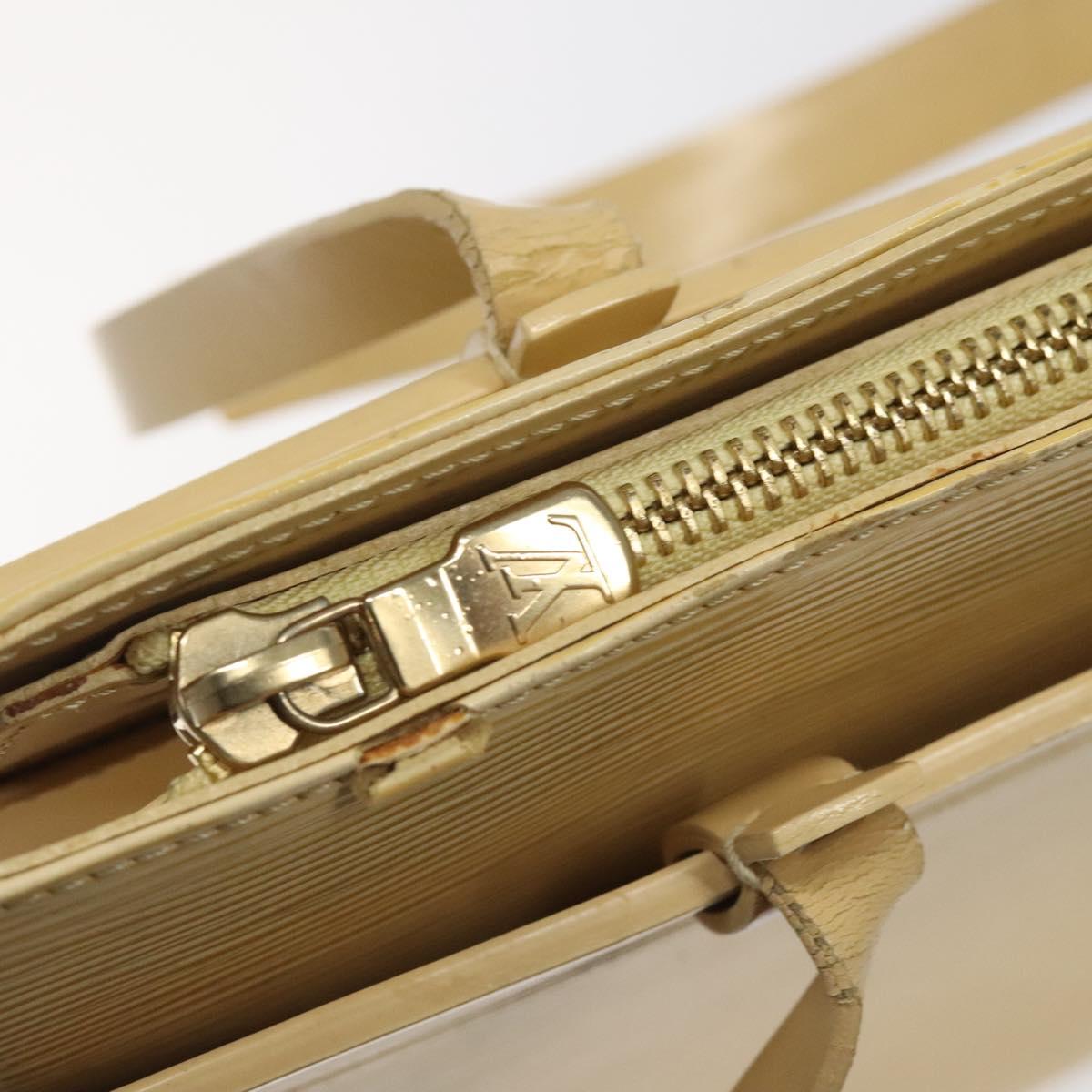 LOUIS VUITTON Epi Croisette PM Tote Bag Vanilla M5249A LV Auth ep8301