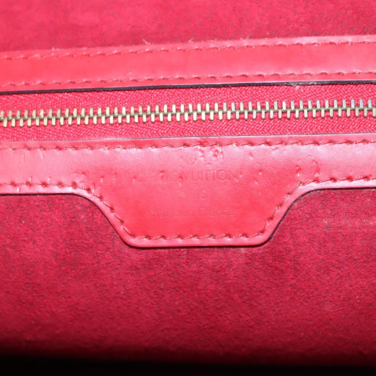 LOUIS VUITTON Epi Lussac Shoulder Bag Red M52287 LV Auth ep8305