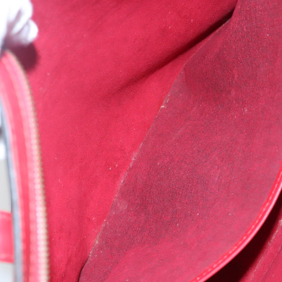LOUIS VUITTON Epi Lussac Shoulder Bag Red M52287 LV Auth ep8305
