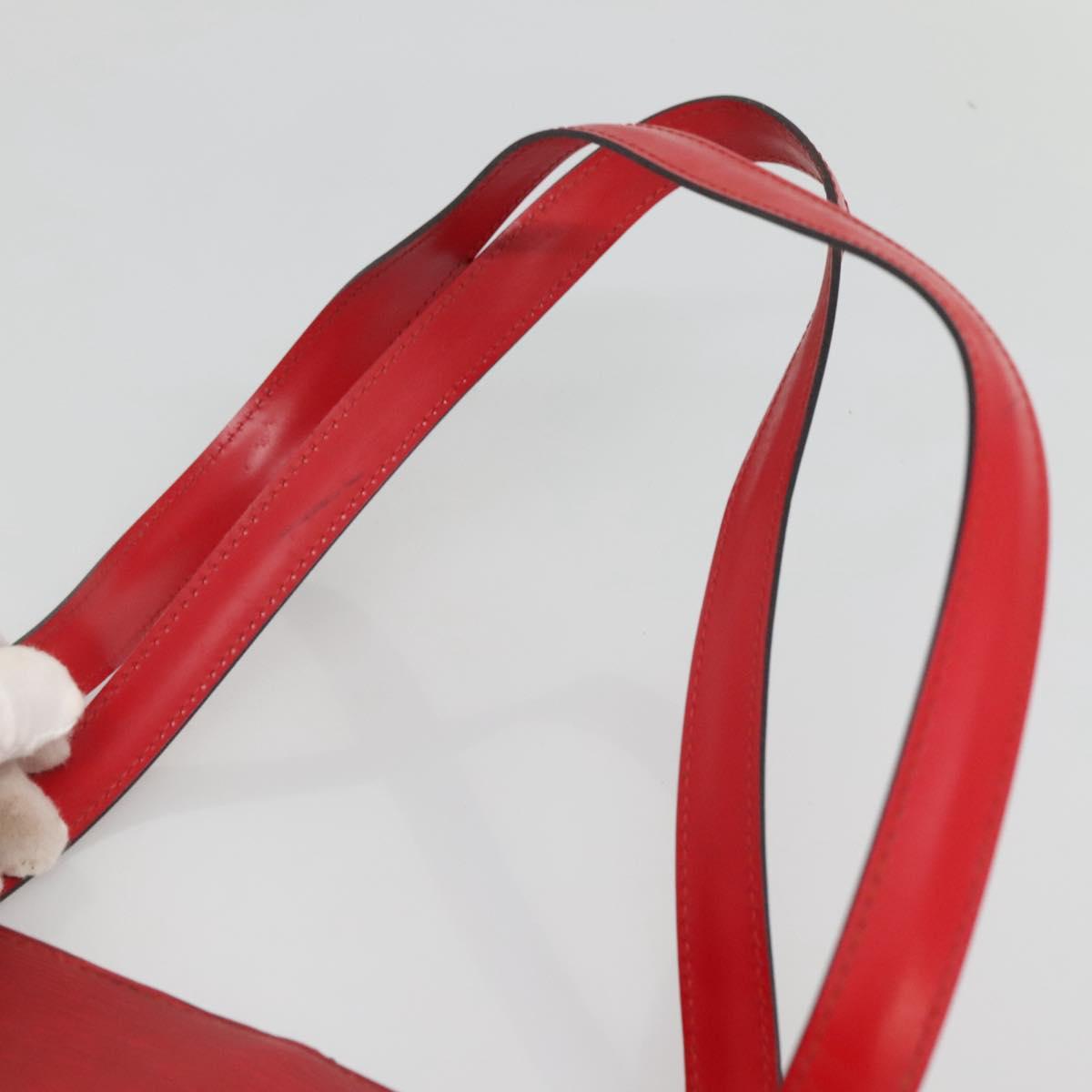 LOUIS VUITTON Epi Lussac Shoulder Bag Red M52287 LV Auth ep8305