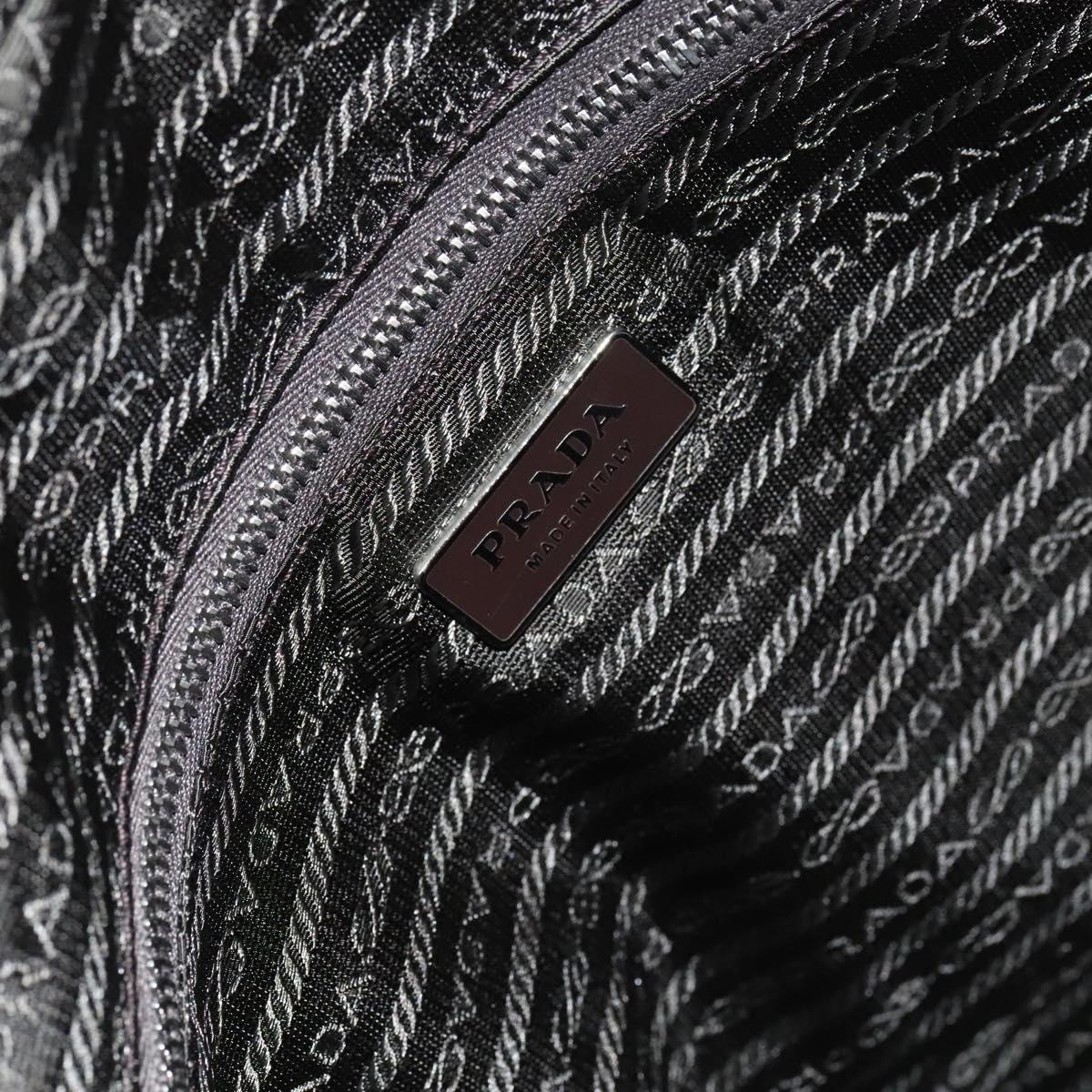 PRADA Boston Bag Nylon Khaki Auth ep8320