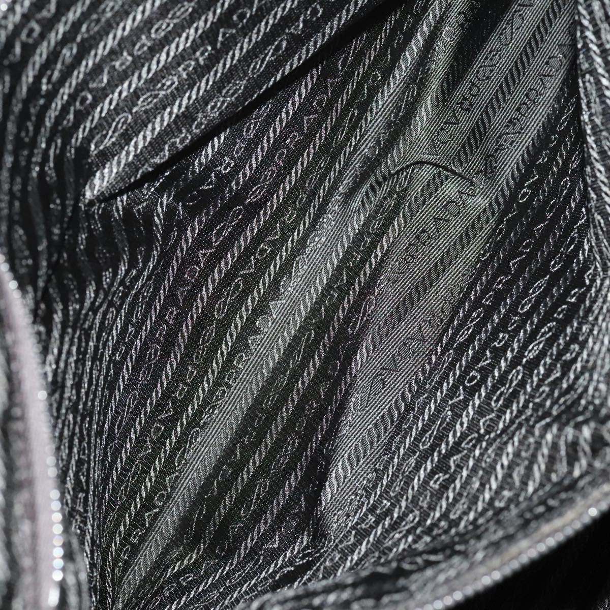 PRADA Boston Bag Nylon Khaki Auth ep8320
