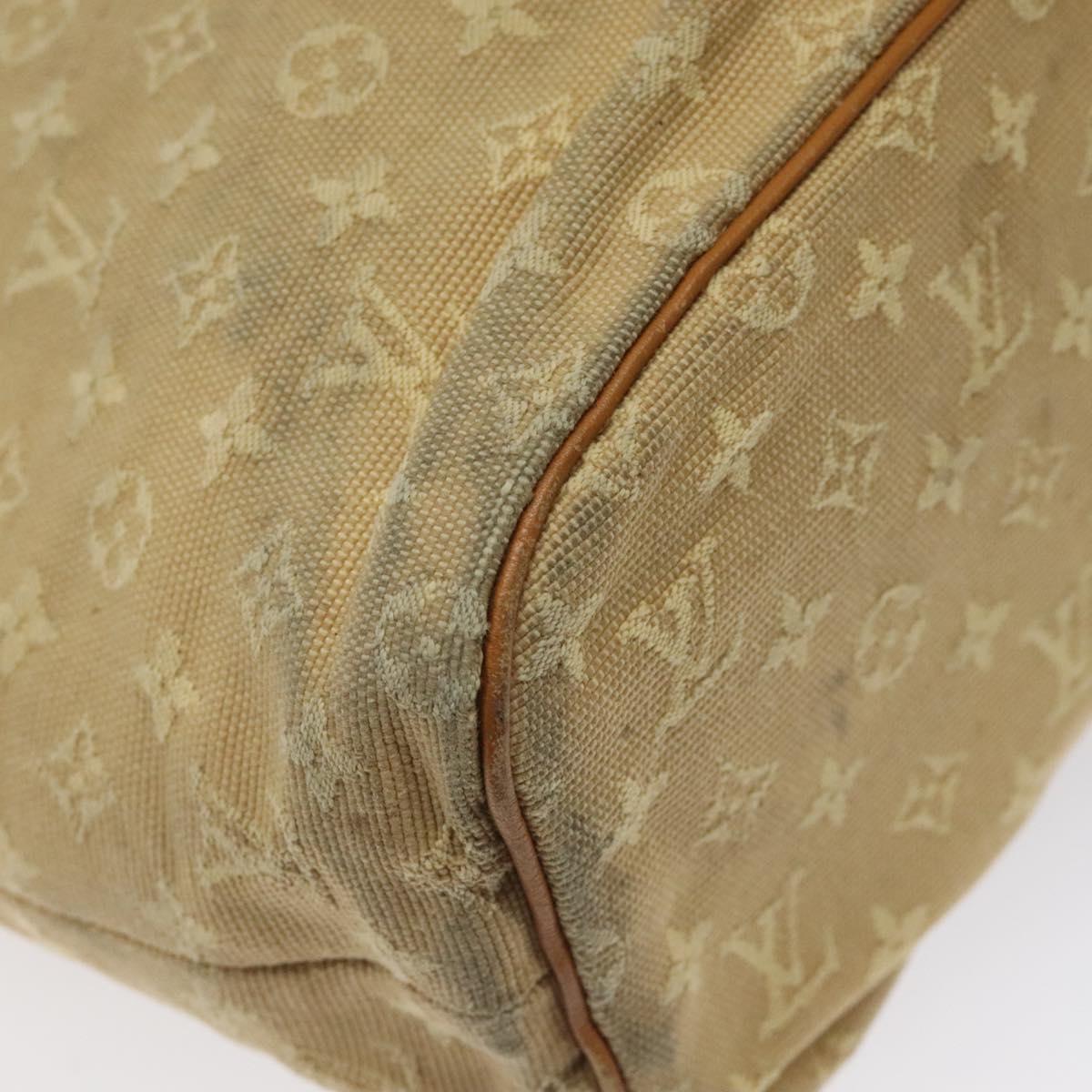 LOUIS VUITTON Monogram Mini Lucille GM Tote Bag Beige M92683 LV Auth ep8323