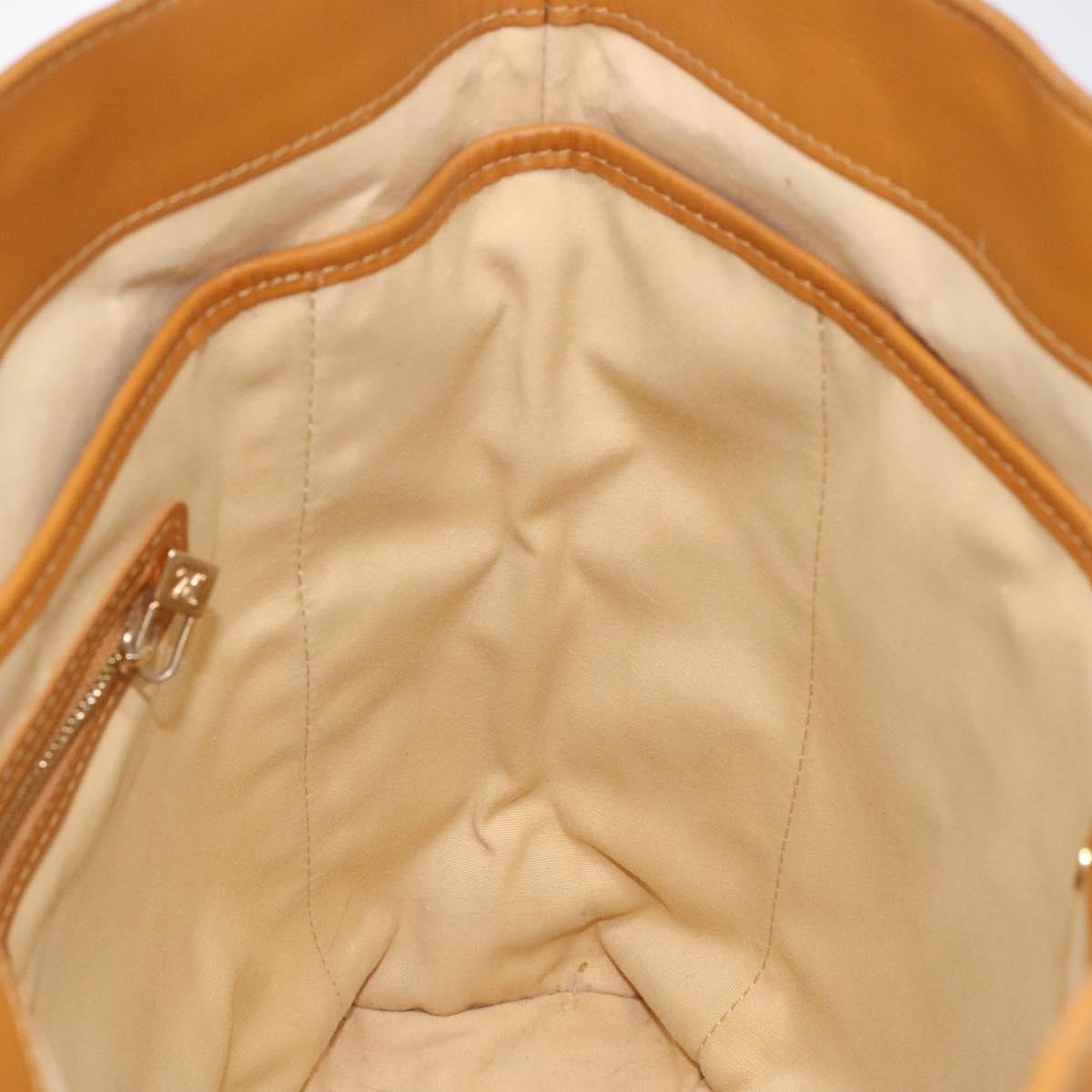 LOUIS VUITTON Monogram Mini Lucille GM Tote Bag Beige M92683 LV Auth ep8323