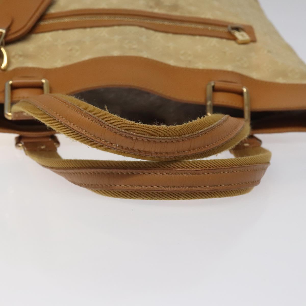 LOUIS VUITTON Monogram Mini Lucille GM Tote Bag Beige M92683 LV Auth ep8323