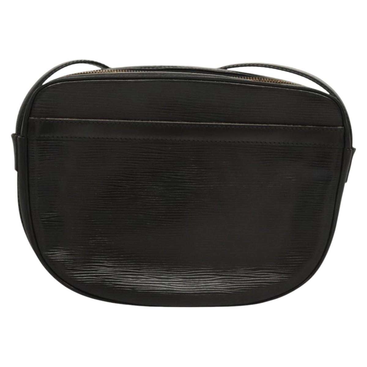 LOUIS VUITTON Epi Jeune Fille MM Shoulder Bag Black M52152 LV Auth ep8330