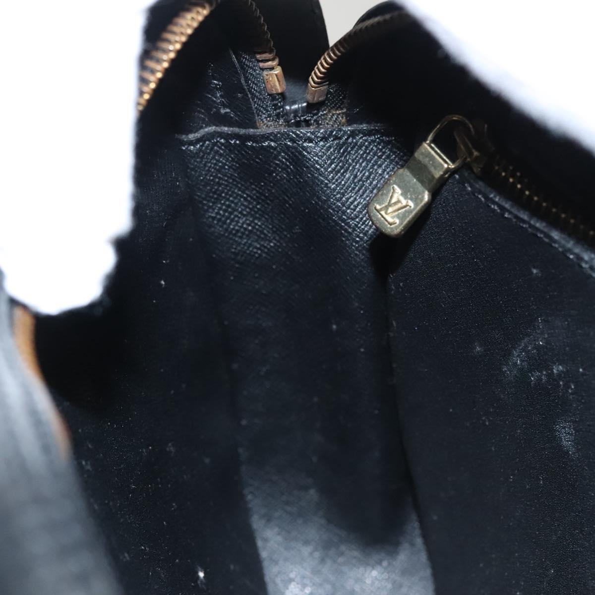 LOUIS VUITTON Epi Jeune Fille MM Shoulder Bag Black M52152 LV Auth ep8347