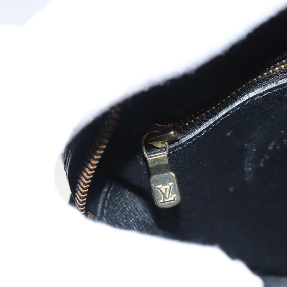 LOUIS VUITTON Epi Jeune Fille MM Shoulder Bag Black M52152 LV Auth ep8347