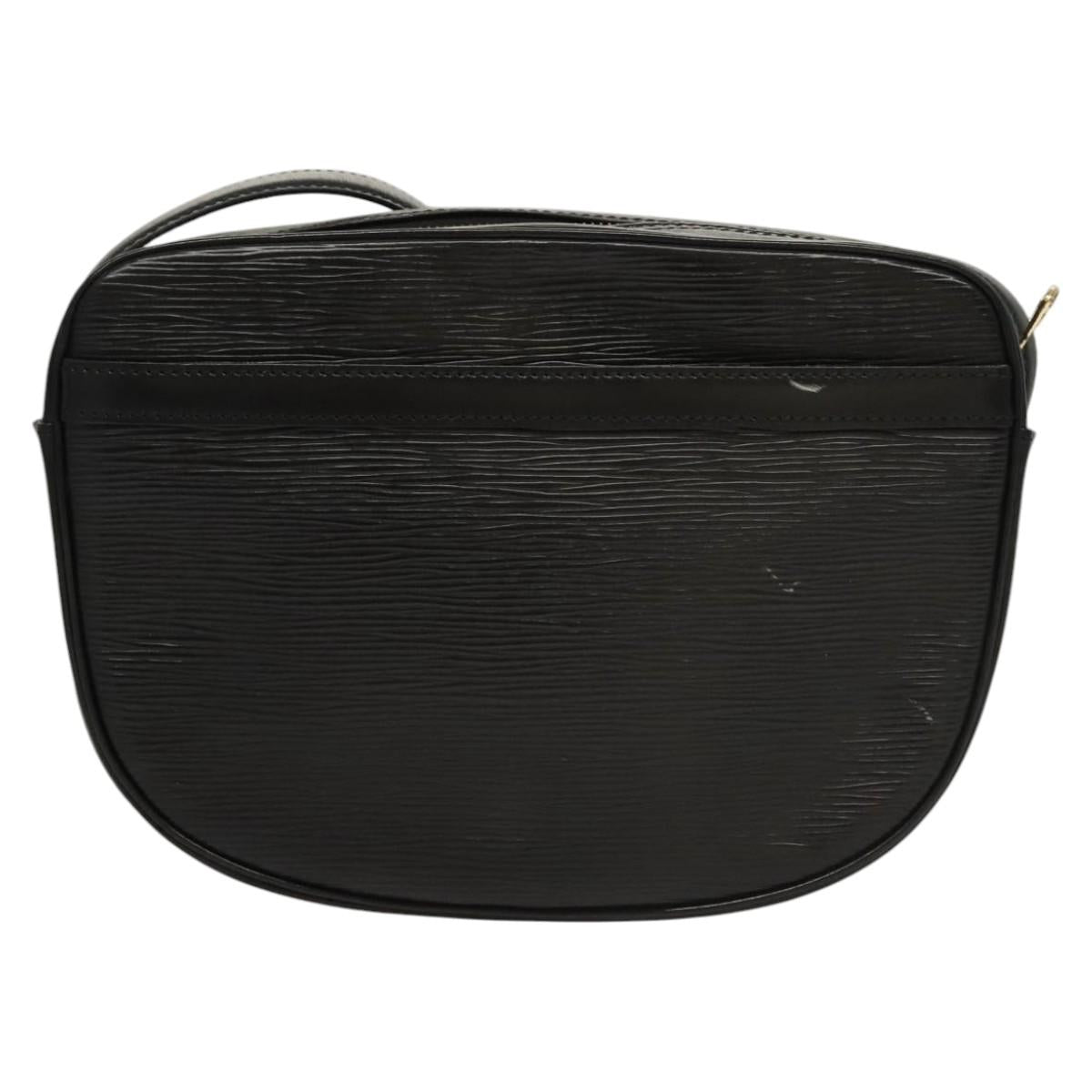 LOUIS VUITTON Epi Jeune Fille MM Shoulder Bag Black M52152 LV Auth ep8347